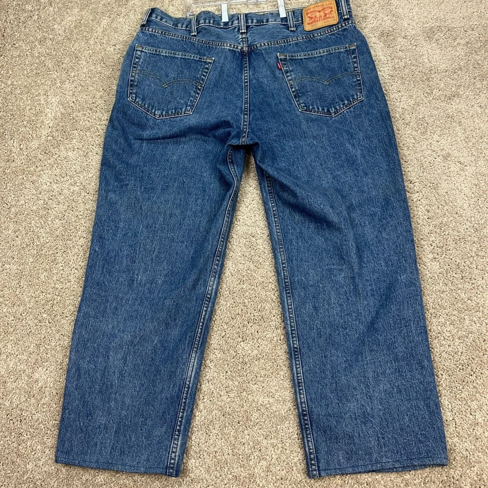 Levis 550 Jeans Mens 42x27 Medium Wash Denim Straight Leg‎ 5 Pocket Classic EUC